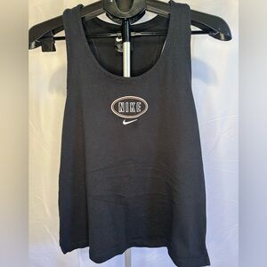 Nike Black Tank Top with Logo